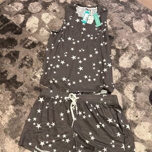 Gray Starry Night Pajamas